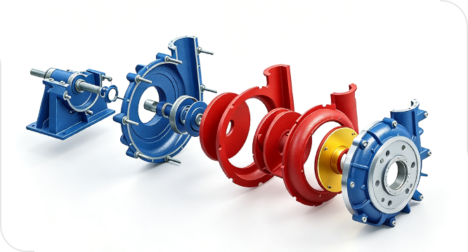 HRZL Slurry Pump Exploded View