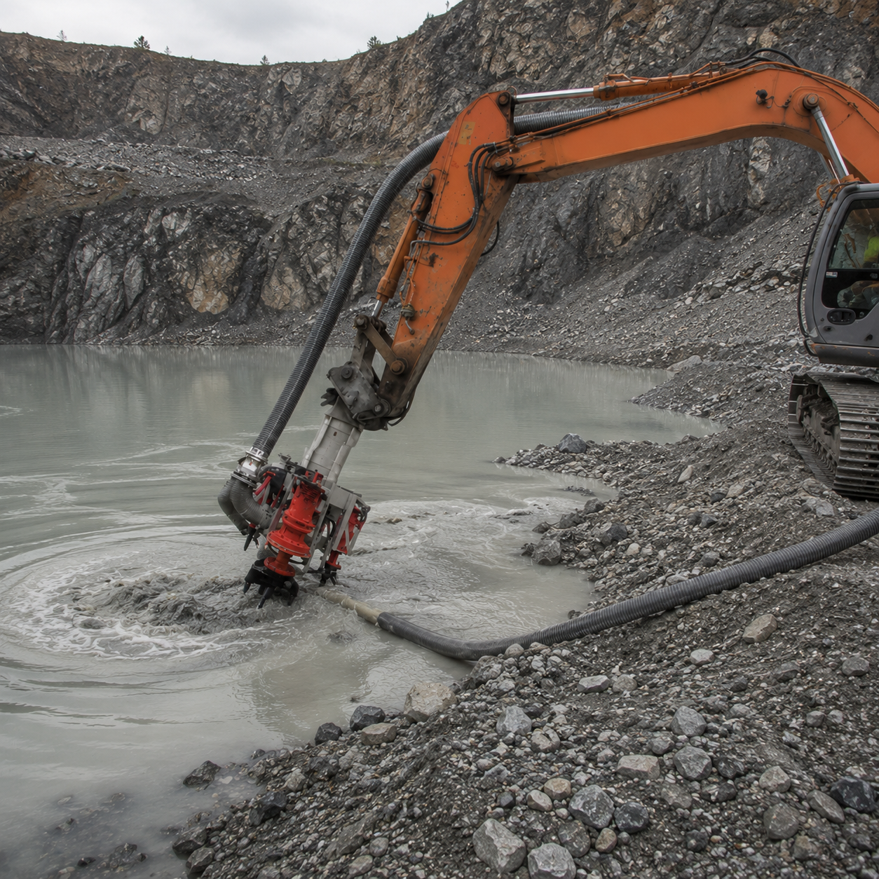 Mine Pit Slurry Dewatering